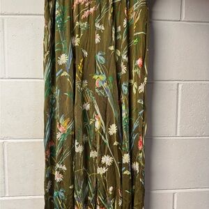 Maeve Green Pleated Pants